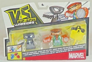 Marvel VS Rip-Spin Warriors schwarzer Anzug Spider Man 2016 Mattel, neu versiegelt - Bild 1 von 5