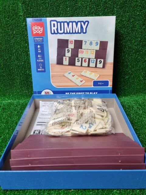 Jogo Rummy Hoyle Games 106 Peças Jogo de Tabuleiro Rummikub