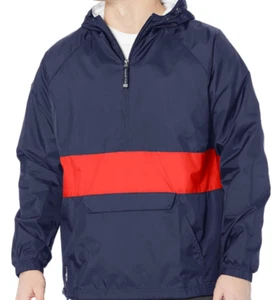 Chaqueta pulóver clásica a rayas para hombre Charles River Apparel talla XS - Imagen 1 de 6