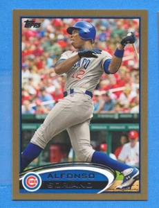 2012 Topps Gold #348 Alfonso Soriano Cubs 1110/2012 - Picture 1 of 1