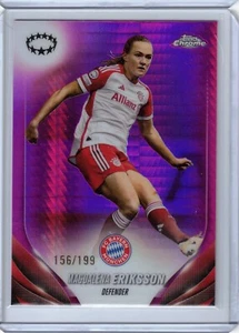 2023-24 Topps Chrome Uefa Women’s Magdalena Eriksson Pink Prism 197/199 - Picture 1 of 1