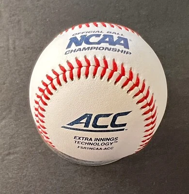 RAWLINGS OFICIAL NCAA ACC CONFERENCIA COSTA ATLÁNTICA BÉISBOL - COSTURA PLANA Foto 1 de 2