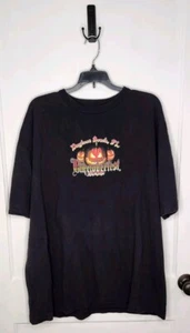 2008 Biketoberfest Biker Motorcycle Halloween T-Shirt Size 2XL PUMPKIN Daytona - Picture 1 of 5