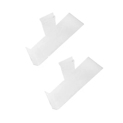 2 Pc Slatwall Clear Acrylic Shoe Display Shelf Left Profile 10" x 4" - Image 1 of 4