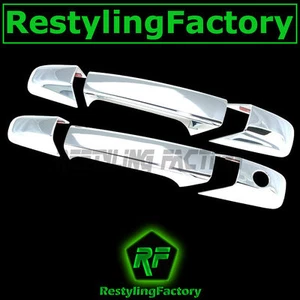 07-14 Chevy Silverado 2500+3500+HD Truck Chrome 2 Door Handle no PSG KH Cover - Picture 1 of 1