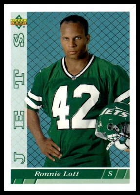 1993 Upper Deck #463 Ronnie Lott New York Jets Football Card - Image 1 of 2