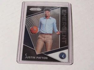 2017 / 18 Prizm Justin Patton #EM-JUT Emergent Basketball Card - Picture 1 of 2
