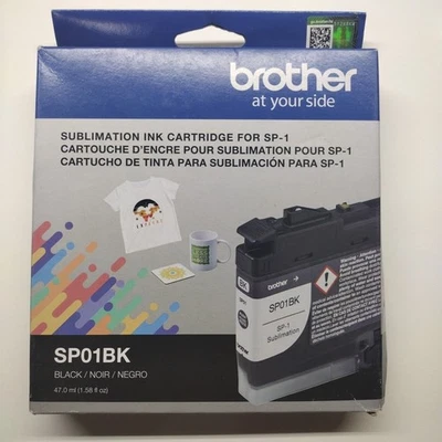 Genuine Brother SP01BK Sublimation Ink Cartridge for SP-1 - Black -  Jan 2026 - Image 1 of 4