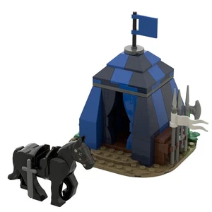 Hot Sale Medieval Tournament Tent 143 Bricks MOC Build Christmas Gift - Picture 1 of 4