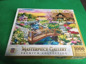Frühling am Ufer Masterpiece Gallery 1000 Stck. Leinen Premium Puzzle - Bild 1 von 3
