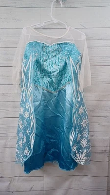 Платье для девочки Frozen Elsa размер 4-6X синее с плащом - Изображение 1 из 4