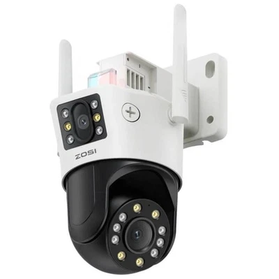 Cámara de Seguridad ZOSI C298 6MPx Dual P/T Visión Nocturna WiFi Dual IP66 Detec - Imagen 1 de 4