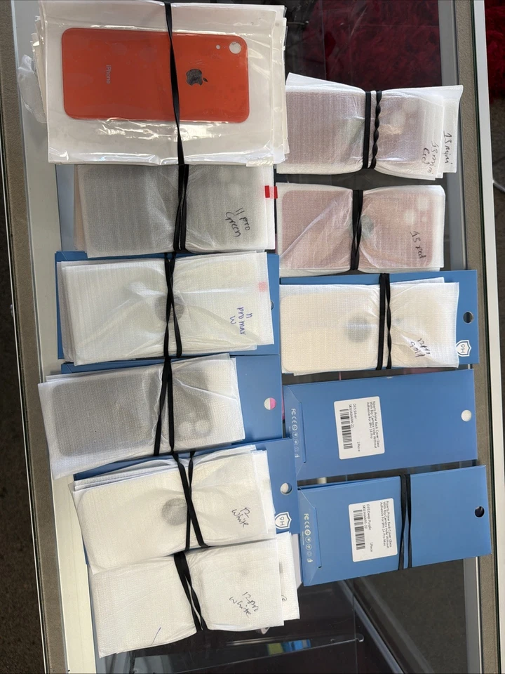 Заднее стекло iPhone ЛОТ ИЗ 78 шт. микс 8-14 Pro Max - Изображение 1 из 4