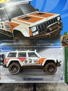 Hot Wheels 1995 Jeep Cherokee 4x4 White Diecast Sealed USED NM Condition - Picture 1 of 9