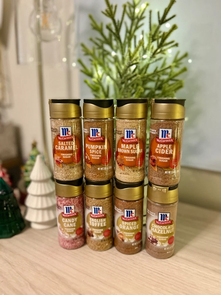 Праздничный набор из 8 финишных сахаров McCormick — соленая карамель, конфетная трость, ириска - Изображение 1 из 1