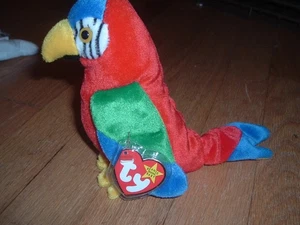 Ty Beanie Baby Jabber The Parrot 1997 - Imagen 1 de 4