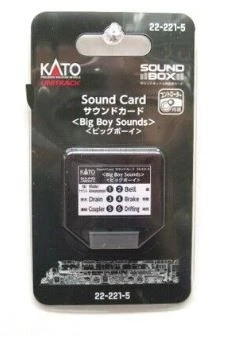 Kato 22-221-5 N UP Big Boy Steam Locomotive Unitrack Sound Card - Image 1 of 1