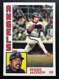 1984 Topps Tiffany #100 Reggie Jackson New York Yankees California Angels - Picture 1 of 2