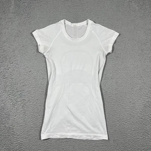Lululemon Damen Gr. 4 Weiß Swiftly Tech Shirt Oberteil Kurzarm - Bild 1 von 7