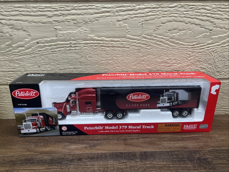 Norscot Mural Truck Peterbilt Model 379 Tractor Class Pays 1:50 New - Image 1 of 3