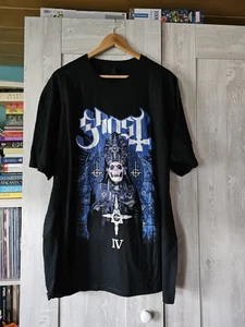 Ghost - Blue Stained Glass Papa Emeritus T-Shirt Bandmerch Bandshirt XXL - Bild 1 von 4