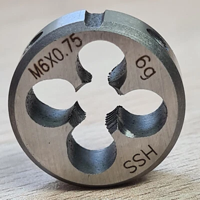 M6 x 0,75 Schneideisen Feingewindeschneider Gewindeschneideisen Gewindeschneider - Bild 1 von 4