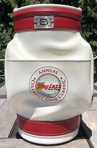 Bolsa de golf clásica de celebridades de colección Payless bote de basura paraguas Pokey Allen - Imagen 1 de 12