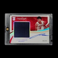 Numbered #4/49 RPA Josh Green RC SSP 2020 Immaculate Collection Collegiate Auto