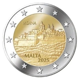 2 Euro Malta 2025 BU Mdina bfr - Picture 1 of 1