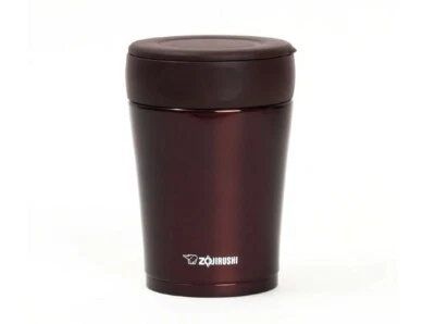 Frascos de vácuo Zojirushi frasco recipiente de comida de aço inoxidável isolado 12 oz SW-GCE36 - Imagem 1 de 4