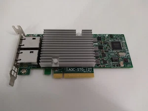 SuperMicro AOC-STG-i2T rev 2.01 10G Netzwerkkarte. Zum Testen - Bild 1 von 4