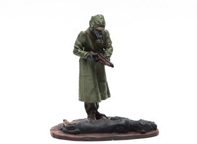 S.T.A.L.K.E.R. 2 Heart of Chornobyl STALKER with a blind dog 1:32 Scale Painted - Image 1 of 4