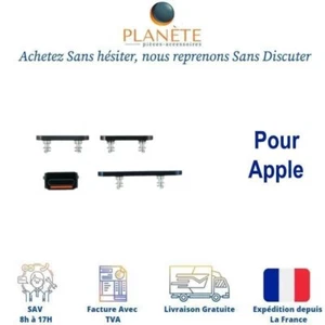 Boutons De Touches Latérales Bleu iPhone 12 Pro Max A2342 A2410 A2412 A2411 4Pcs - Photo 1 sur 1