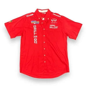 Vintage Indy Racing Team Cheever Scott Goodyear Autographed Shirt Size L - Picture 1 of 8