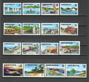 GRENADA 1975/78 SG 650/668 "GREEN GUM VARIANT" MNH - Bild 1 von 1
