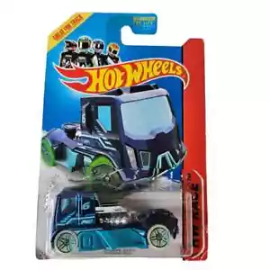 Rennen Rig 2013 #182/250, Blue Hot Wheels HW Race, Loose Die Cast Toy Truck - Picture 1 of 10