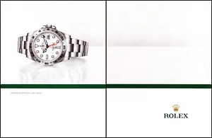 ROLEX Explorer II Original 2013 Print Ad 2 Pages!! - Picture 1 of 1