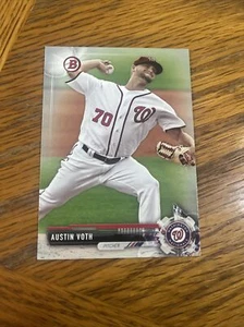 2017 Bowman Prospects Austin Voth #BP60 Washington Nationals - Picture 1 of 3