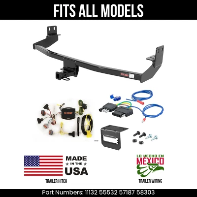 Enganche de remolque Chrysler PT Cruiser 01-10 + cableado de 5 pines para todos los modelos Curt Foto 1 de 4