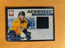 2011-12 Elite New Breed Materials #25 Jonathon Blum Jersey Card