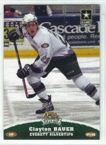 2007-08 Everett Silvertips (WHL) Clayton Bauer