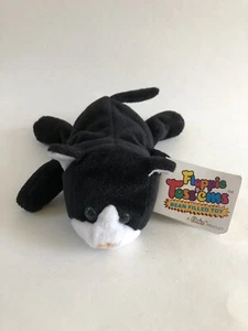 Ganz Floppie Toss’ems Bean Filled Plush Toy Milly Cat 1996 7” With Tag - Picture 1 of 9