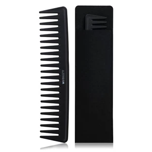 Large Wide Tooth Anti-Static & No Snag Comb with travel bag - Picture 1 of 5