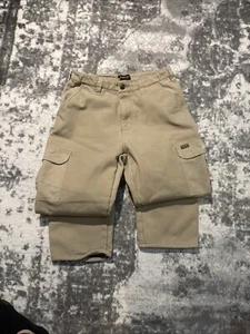 Stanley Workwear Men's Tan Khaki Fleece Lined Jeans Sz 32 X32 - Picture 1 of 7