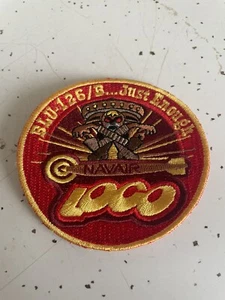 NAVAIR LOCO BLU-126/B…just enough patch military - Picture 1 of 2