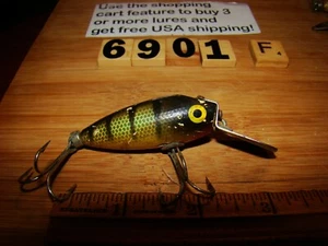 U6901 F WOOD MFG CO DEEPER DOODLE EARLY WOODEN VERSION FISHING LURE - Picture 1 of 5