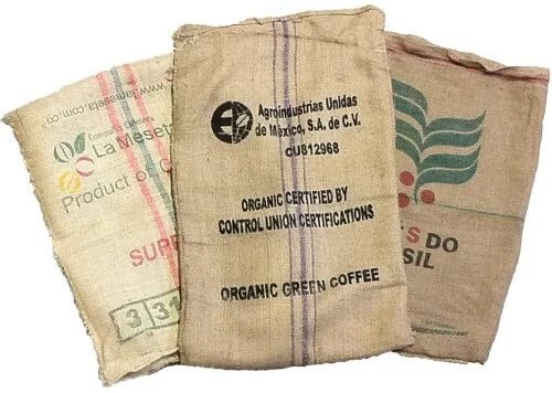 20 SACCHI JUTA TELA CAFFÈ - Brasile - Colombia - India - Africa - Vietnam - Immagine 1 di 4