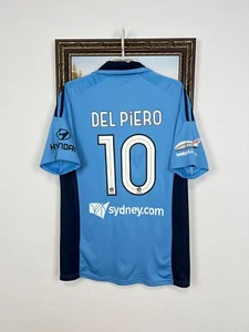 Maglia calcio Sydney FC Home 2012 Soccer #10 Del Piero Jersey Uomo Taglia L - Foto 1 di 19