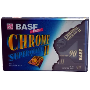 BASF CHROME SUPER QUALITY II 90 TYPE II LEER AUDIO CASSETTE TAPE (2000) NEU - Bild 1 von 9
