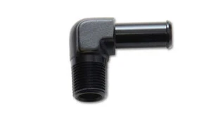 Vibrant 1/2 NPT to 5/8in Barb Straight Fitting 90 Deg Adapter - Aluminum - Bild 1 von 3